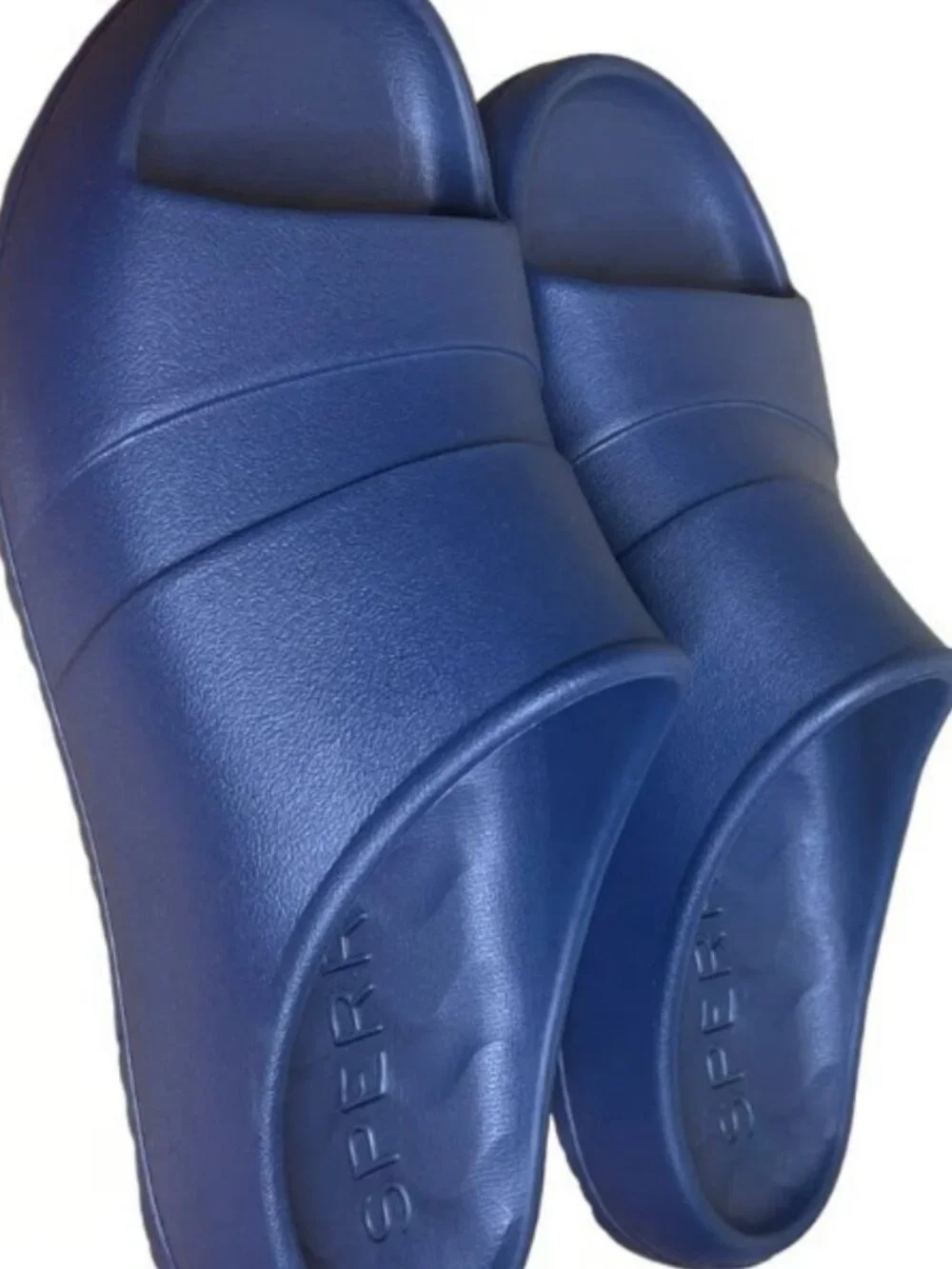 Sperry Men's Blue Beach Pool Shower Slide Shoes size 10M NWOB